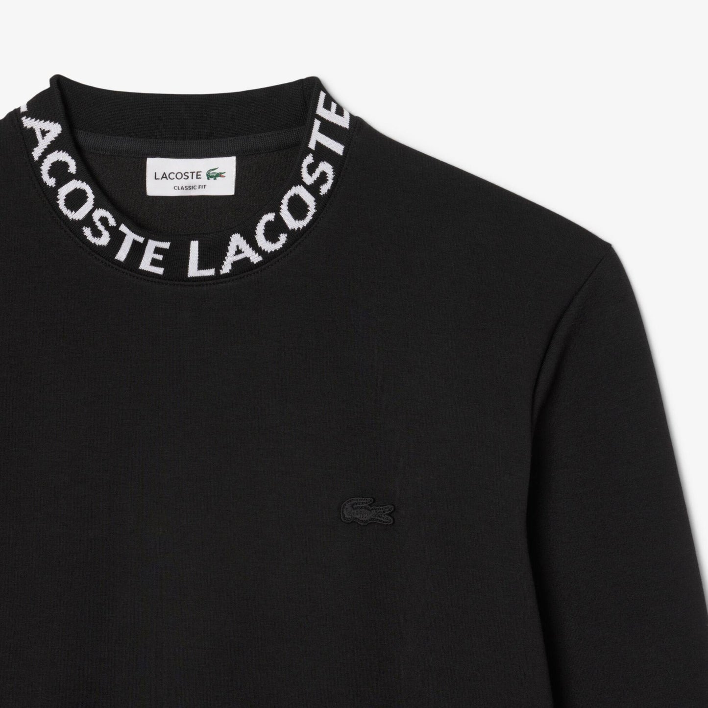 Jacquard-Sweatshirt mit Markenlogo