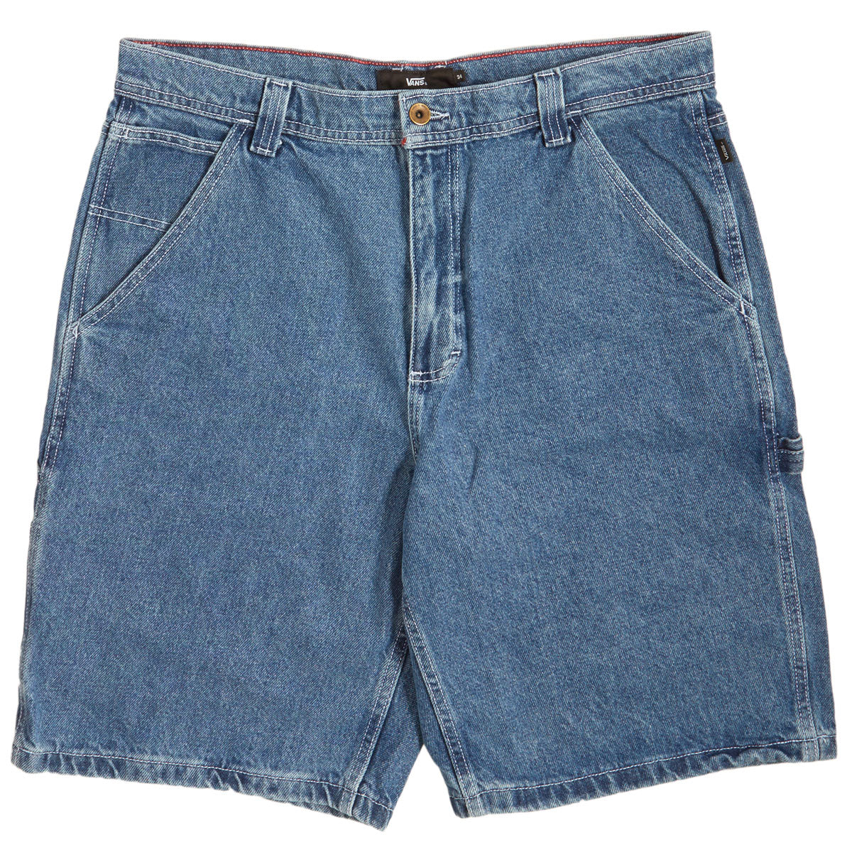 Loose-Denim-Shorts Drill Chore