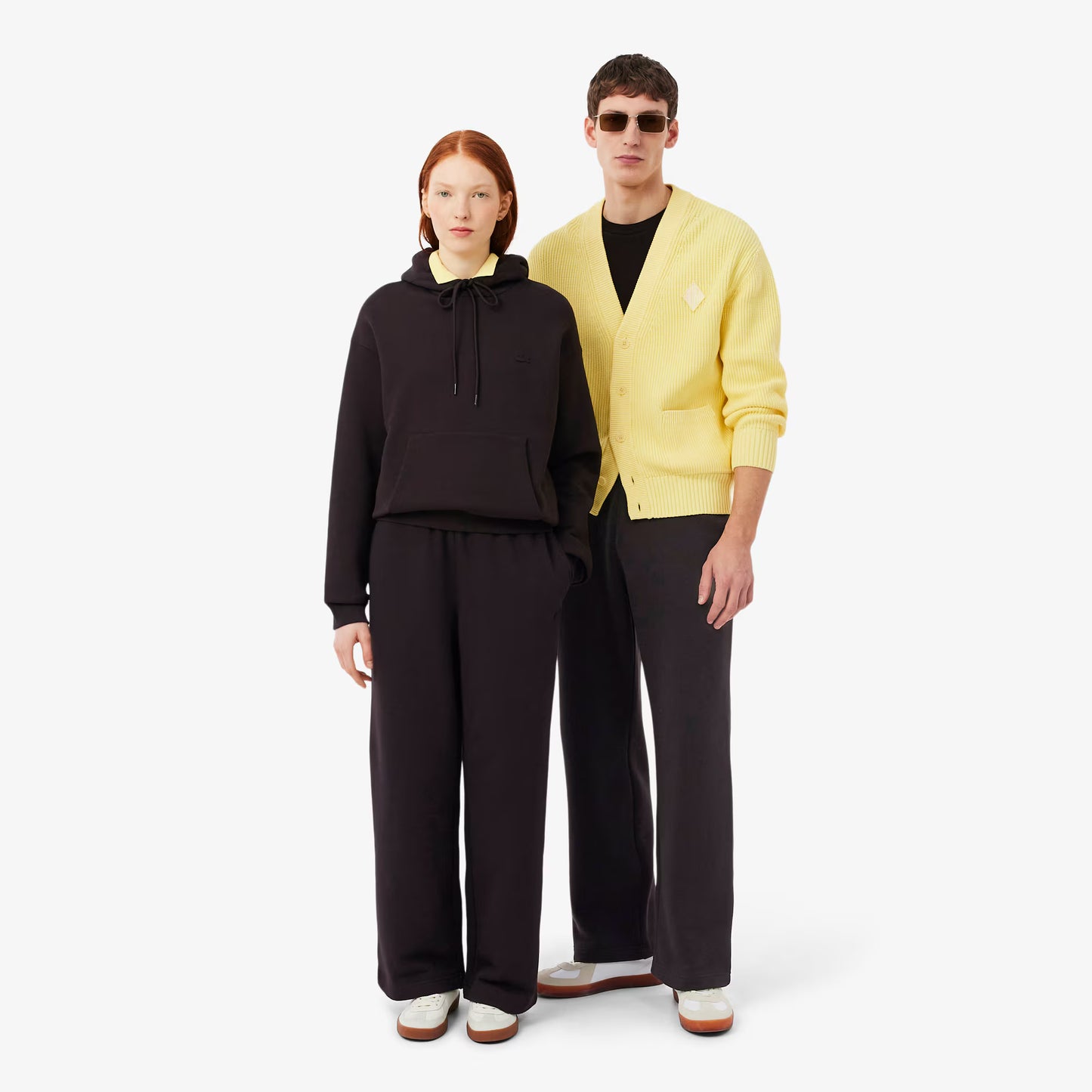 Weite Fleece-Jogginghose