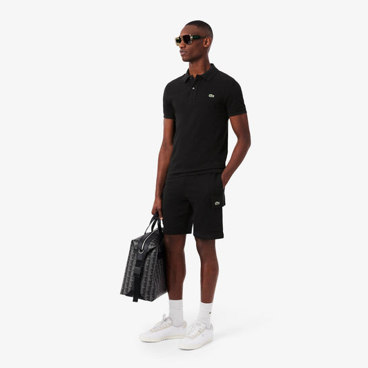 Cotton Fleece Cargo Shorts