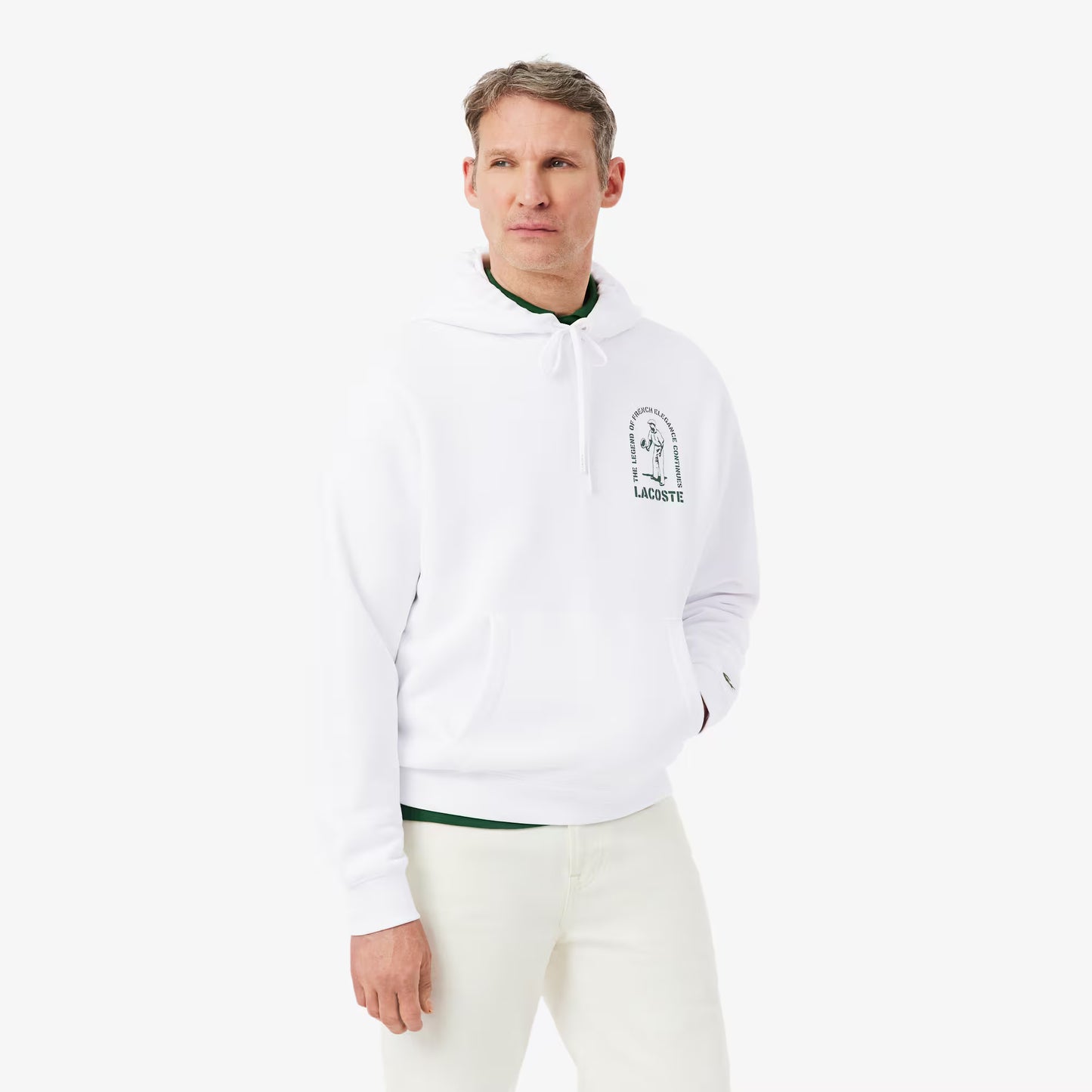 Lockere Passform Bedruckter Hoodie