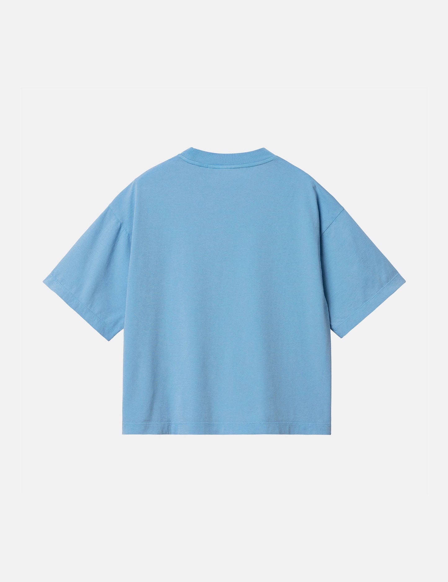 Damen-T-Shirt Nelson (weit geschnitten) – Poolblau