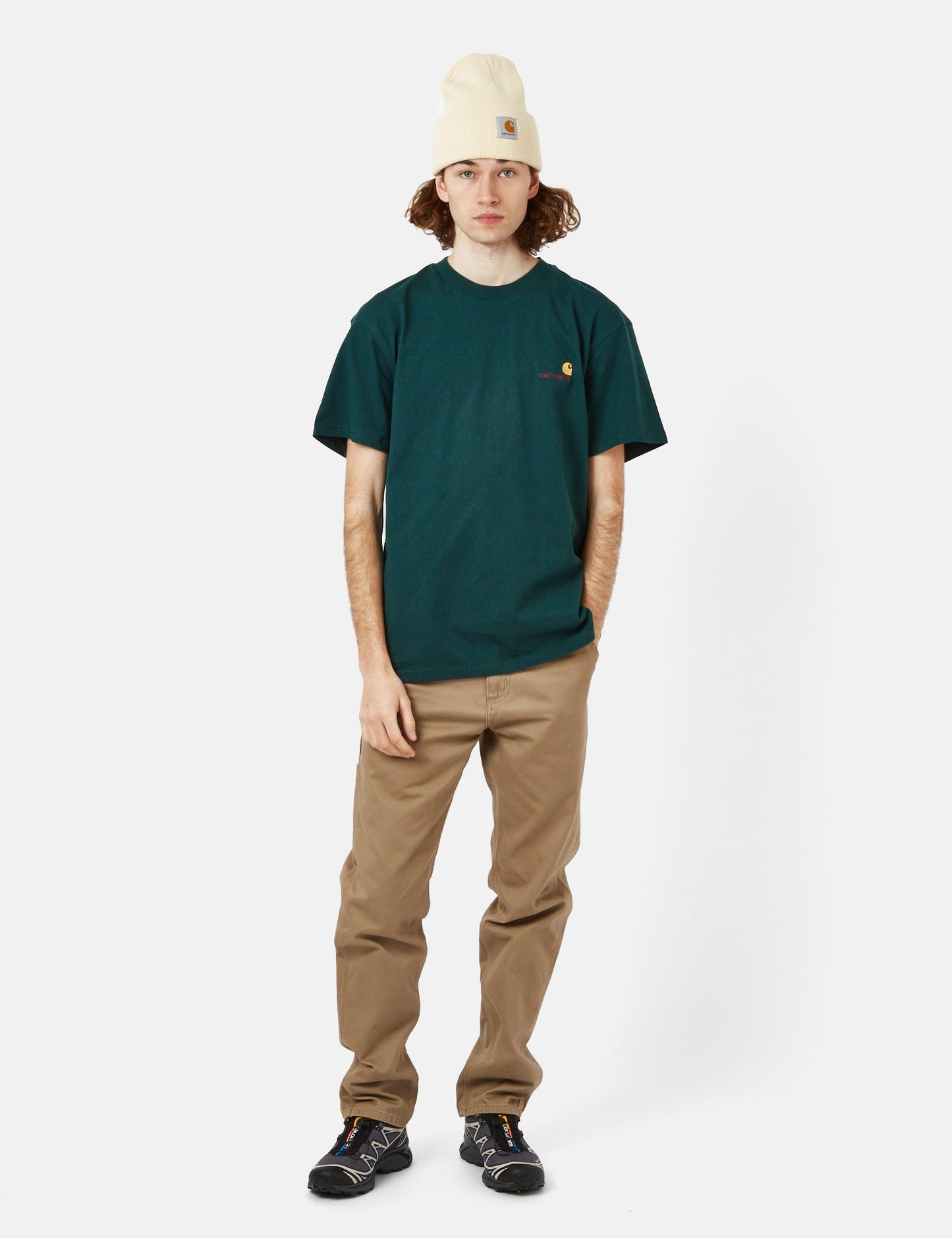 T-Shirt „American Script“ (Bio) – Botanic Green
