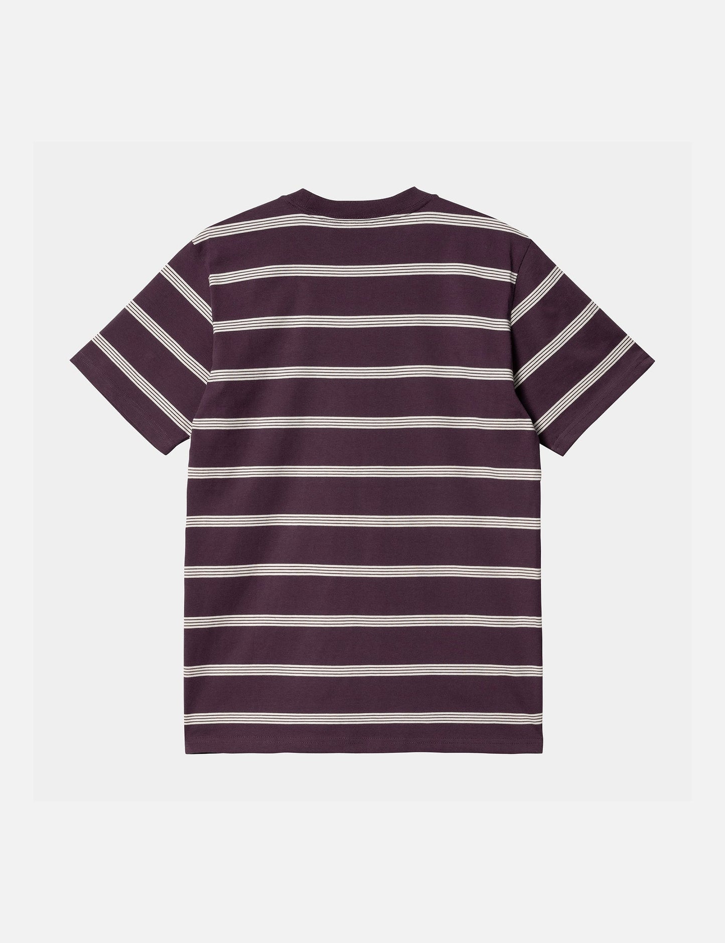 Glover Streifen T-Shirt - Dunkle Pflaume/Wax/Wax