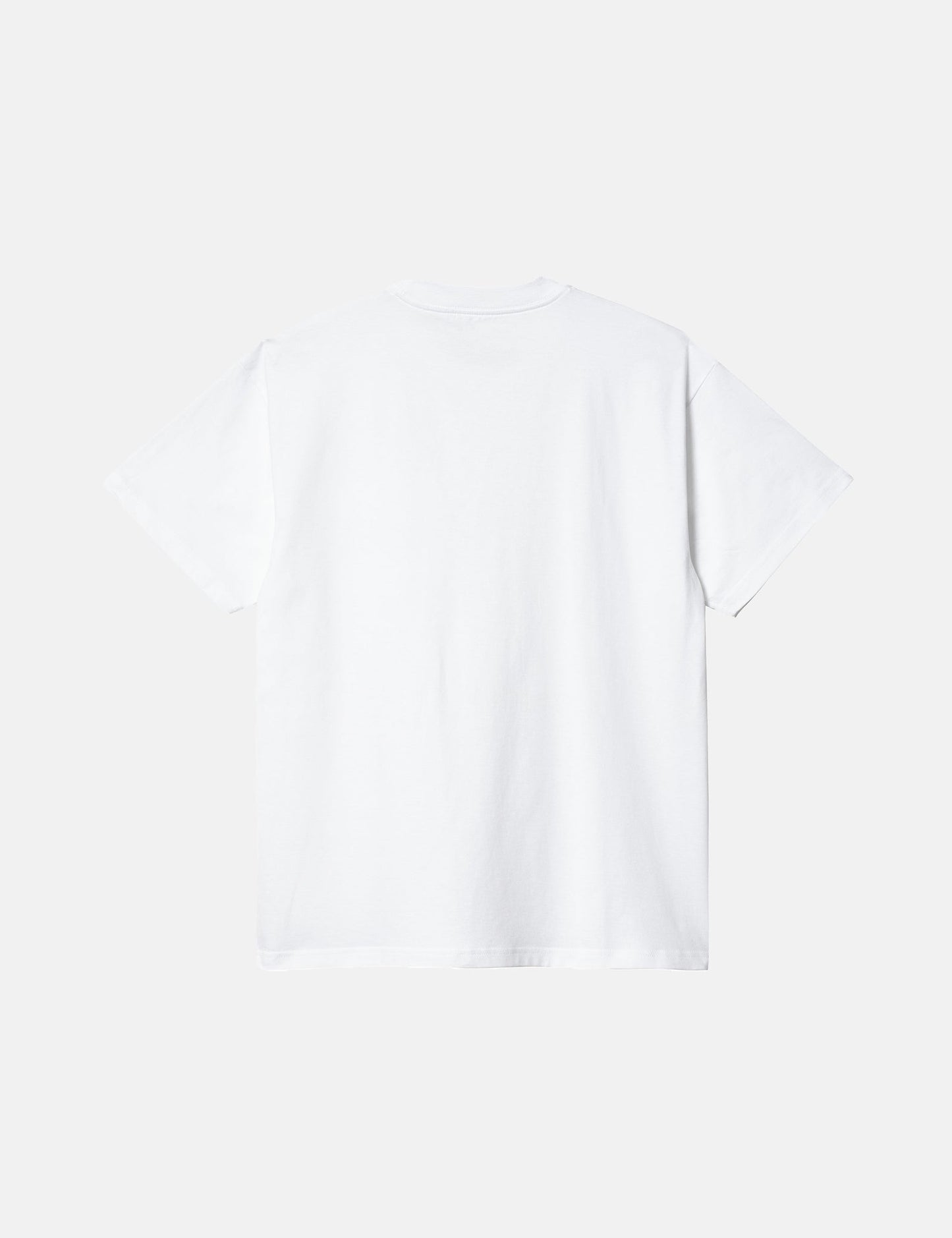 Stretch-T-Shirt mit Tasche (Regular/Bio) – Weiß