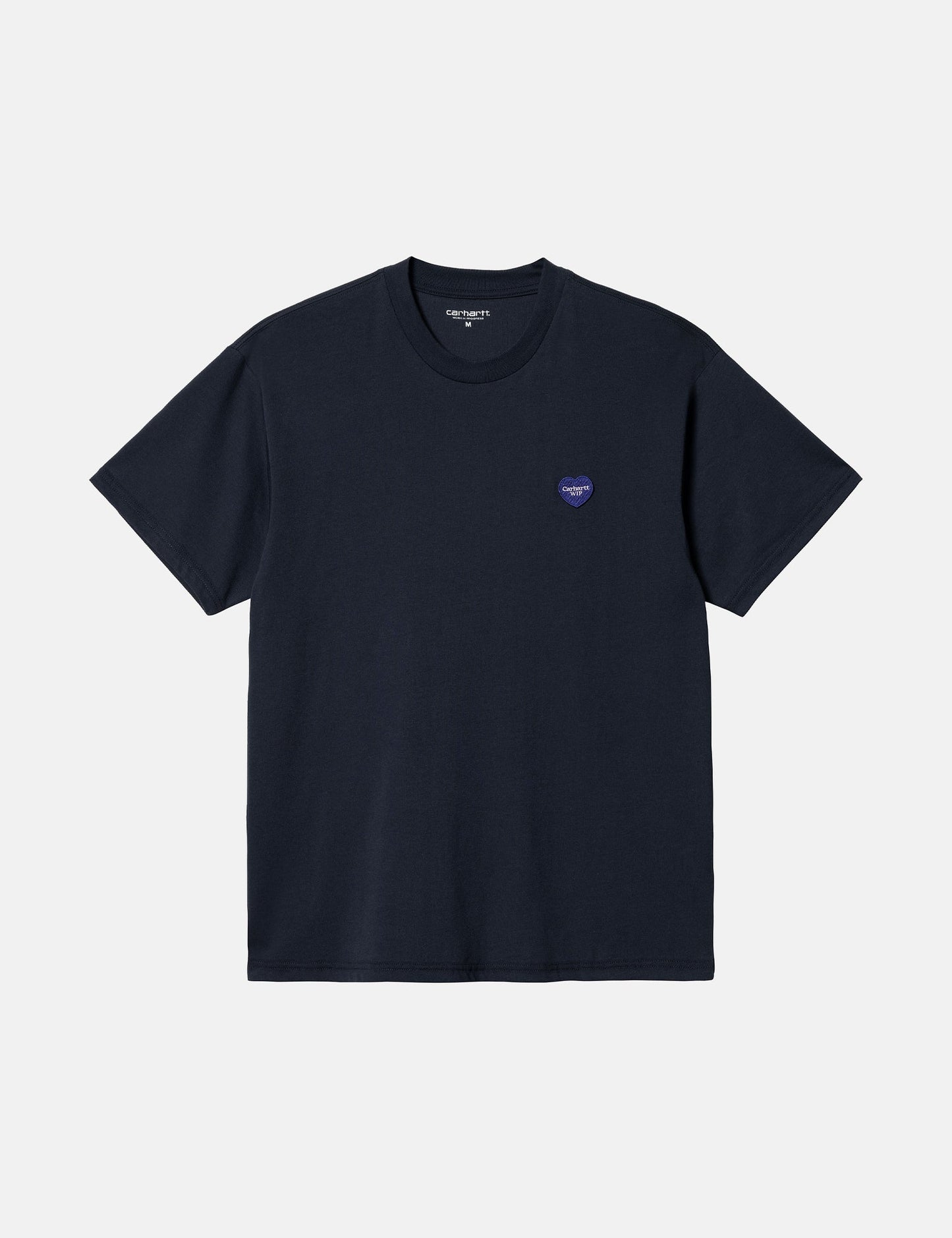 Doppelherz T-Shirt (Bio) - Blau