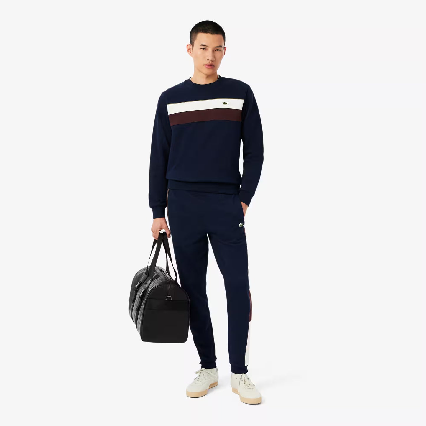 Jogginghose aus Fleece mit schmal zulaufendem Bein