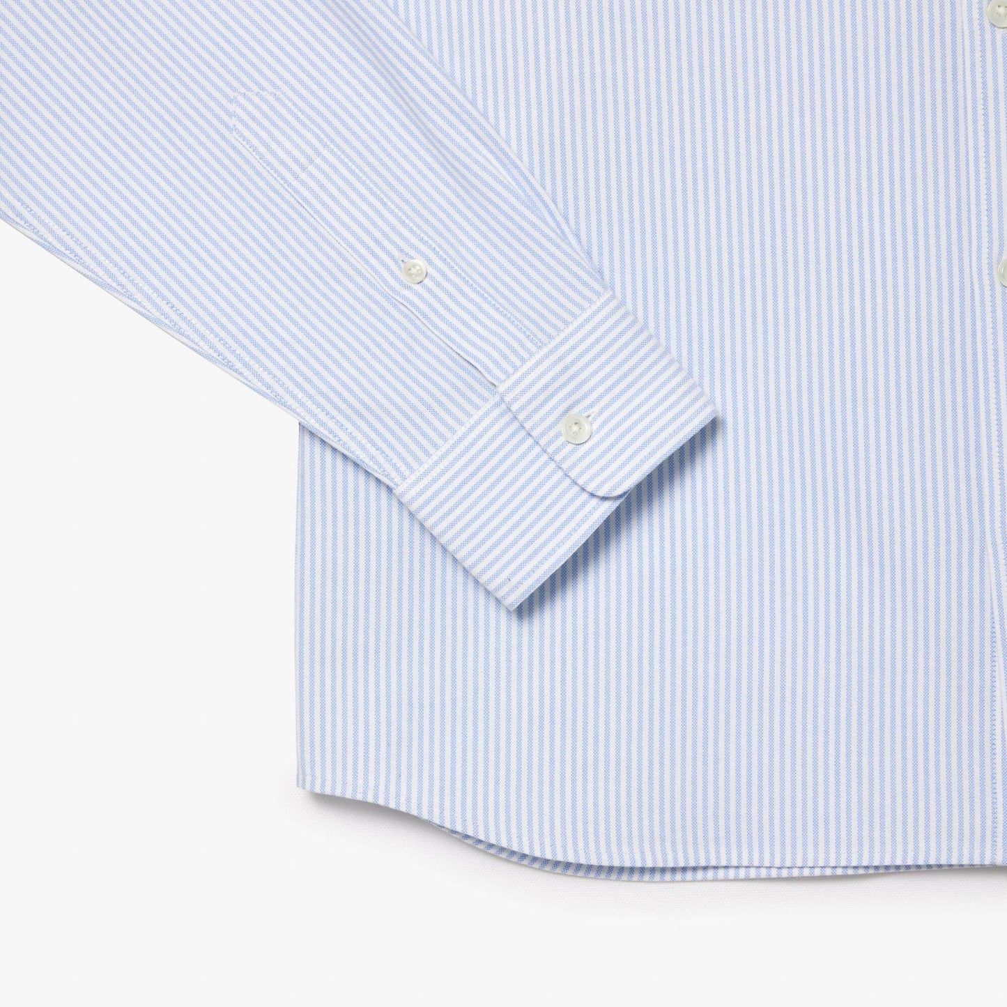 Regular Fit Gestreiftes Oxford-Hemd 2