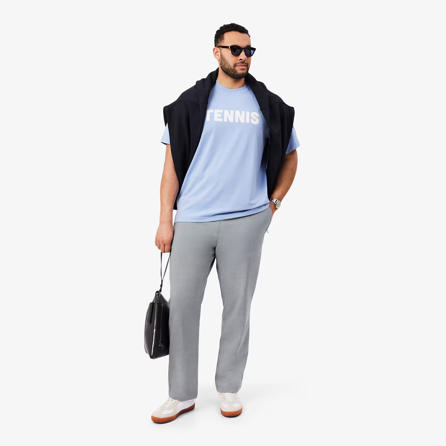 Regular Fit Chinohose aus Wollflanell