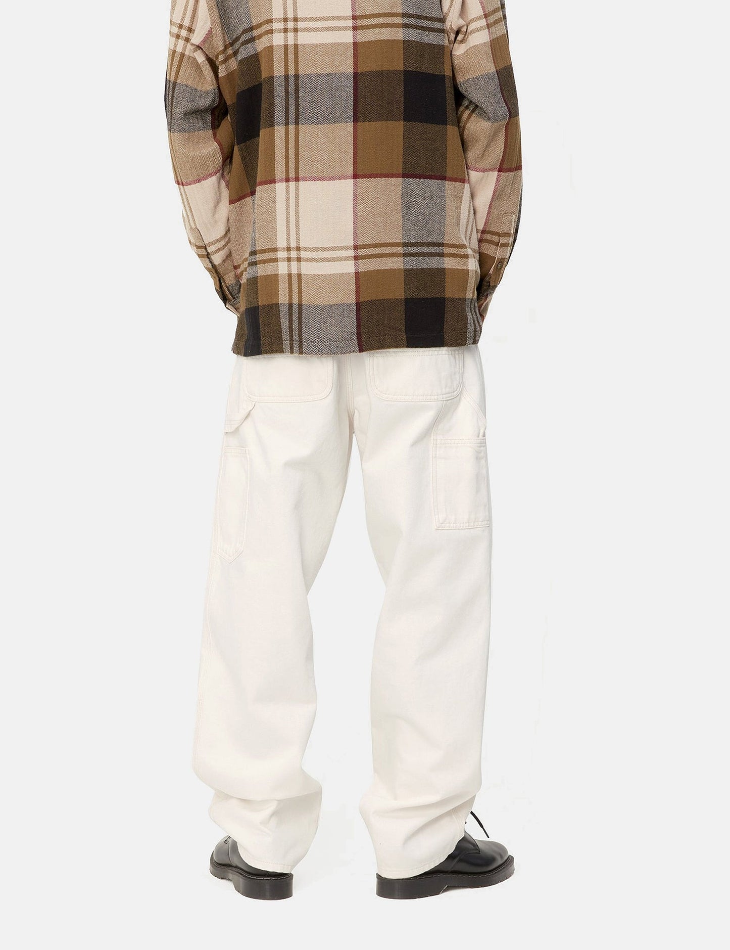 Single Knee Pant (Denim) - Weiß