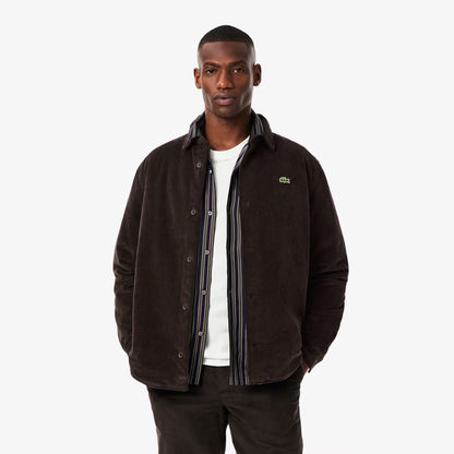 Cord-Overshirt im Oversized-Look