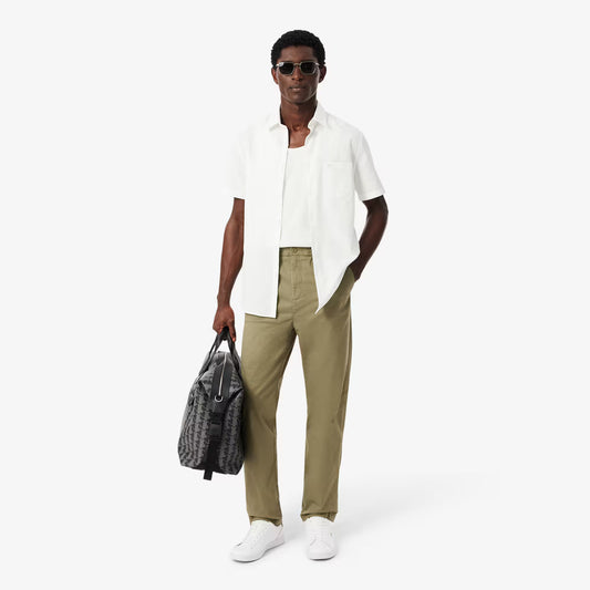 Regular Fit Cotton Twill Chino Pants 2