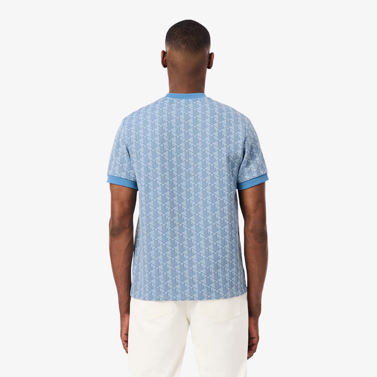 Monogramm-Jacquard-T-Shirt