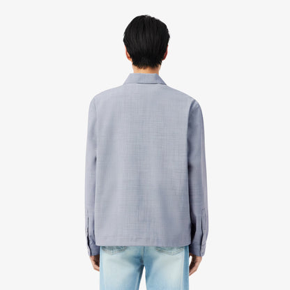 Overshirt aus Oversize-Wollmischung