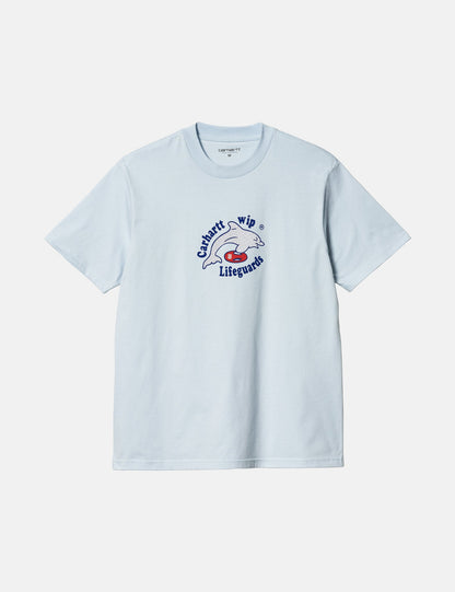Rettungsschwimmer-T-Shirt (Bio) – Ikarusblau