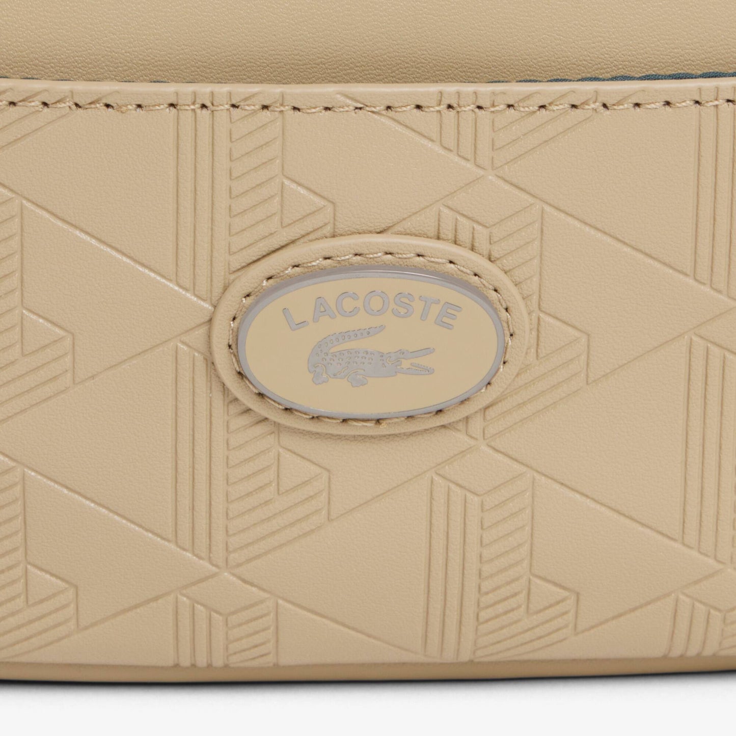 Leder-Monogramm-Satchel