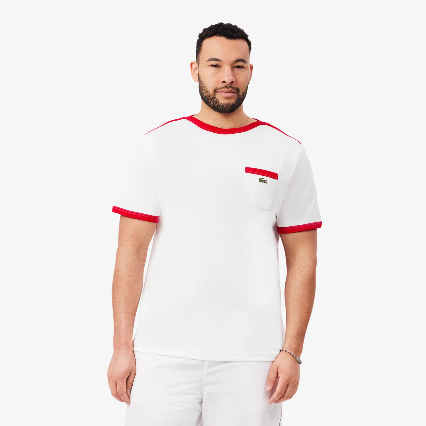 Archiv-Neuauflage T-Shirt aus Baumwolle mit Taschendetail