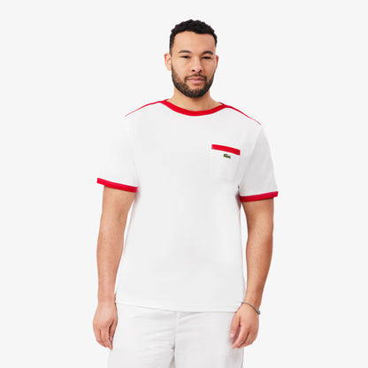 Archiv-Neuauflage T-Shirt aus Baumwolle mit Taschendetail
