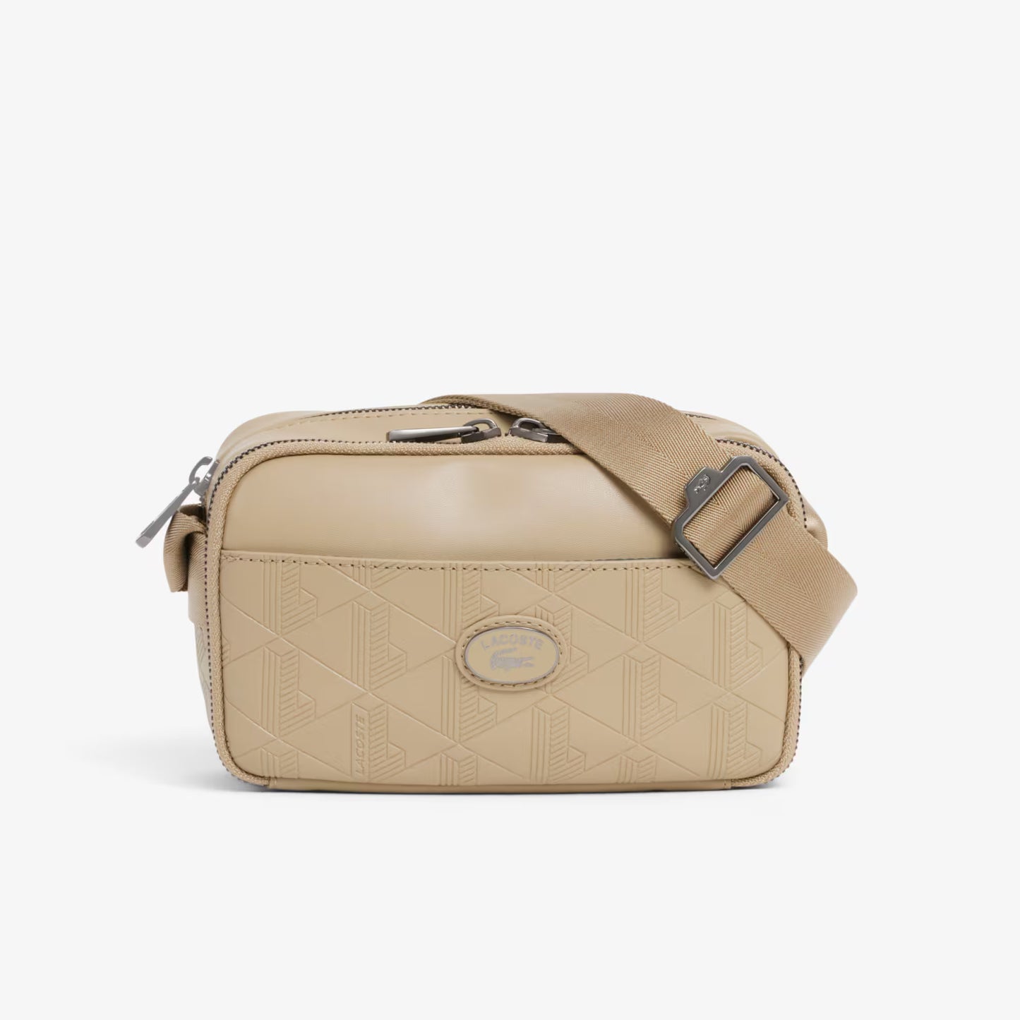 Leder-Monogramm-Satchel
