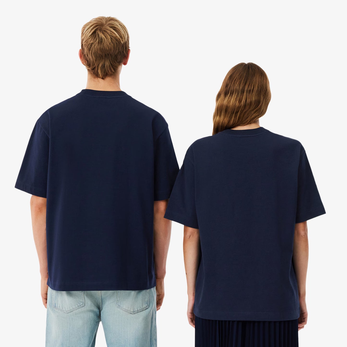 Lockeres T-Shirt aus schwerem Jersey