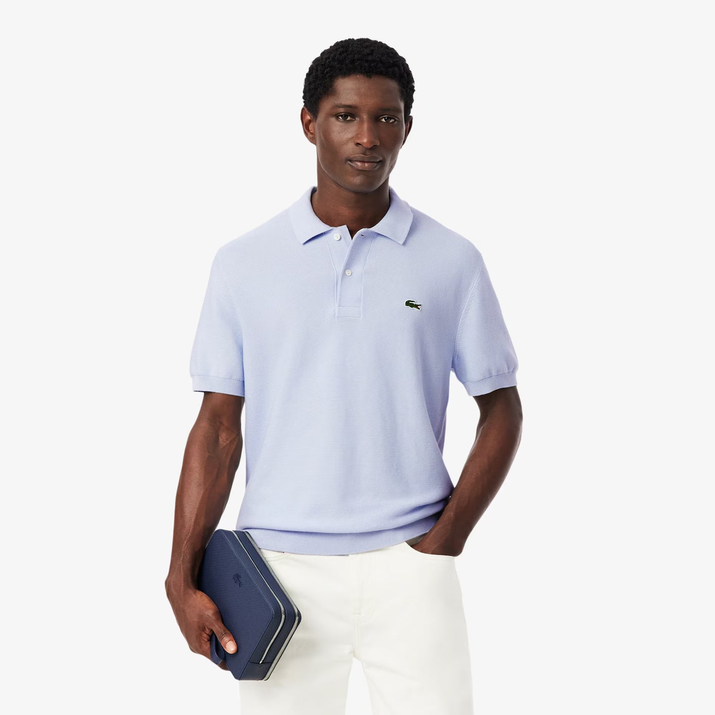 Klassisches Strick-Poloshirt