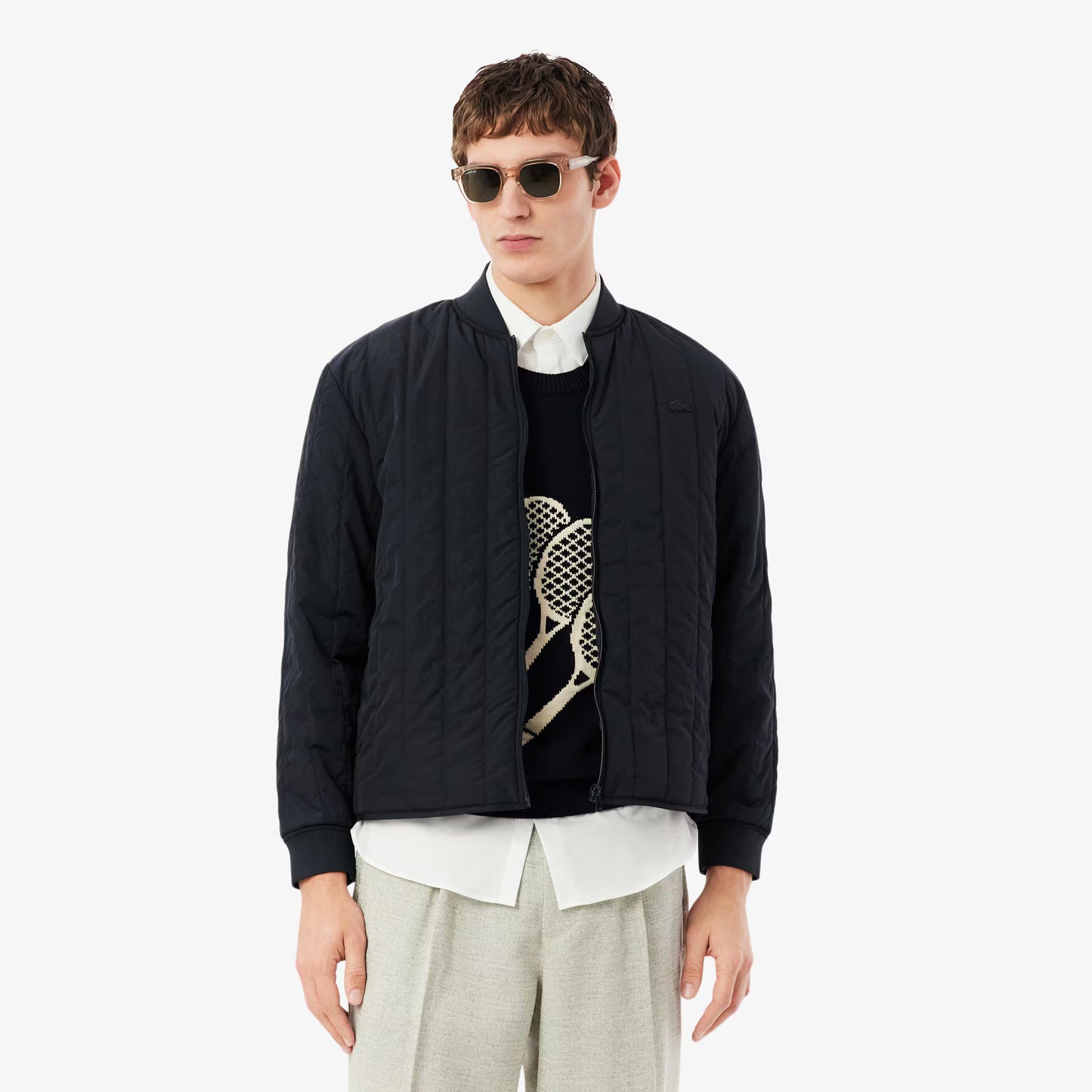 Lightweight Water-Repellent Quilted Puffed Jacket