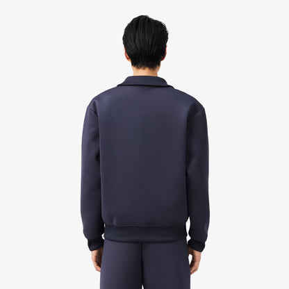 High Neck Embroidered Signature Jacket