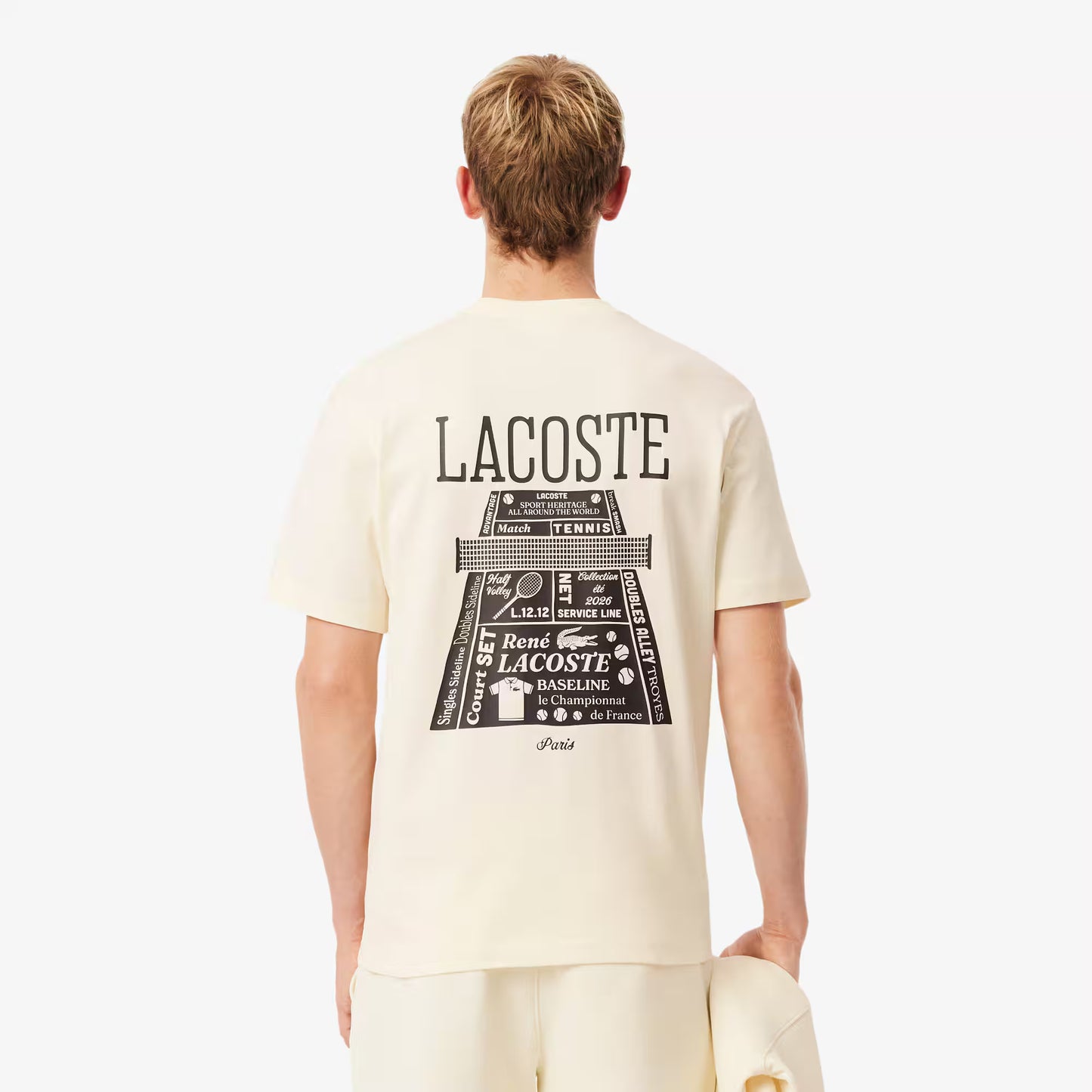 Bedrucktes T-Shirt aus schwerer Baumwolle