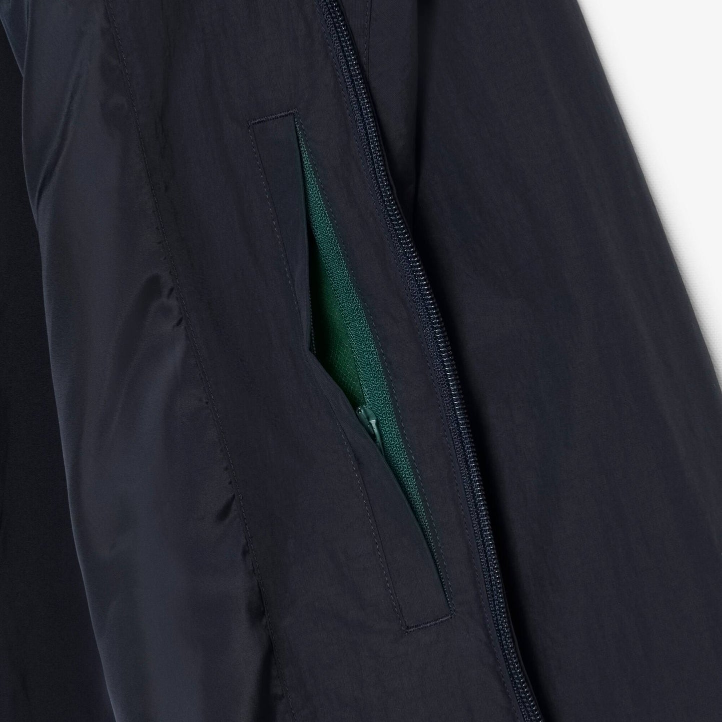 Water-Repellent Textured Taffeta Jacket