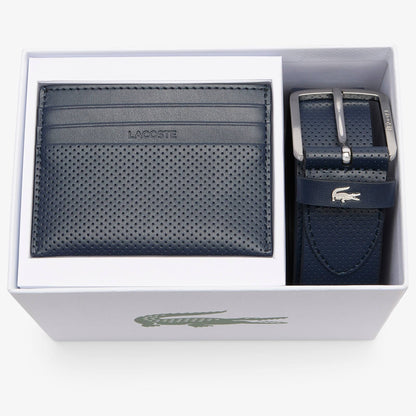 Geschenkset Ledergürtel/Kartenetui