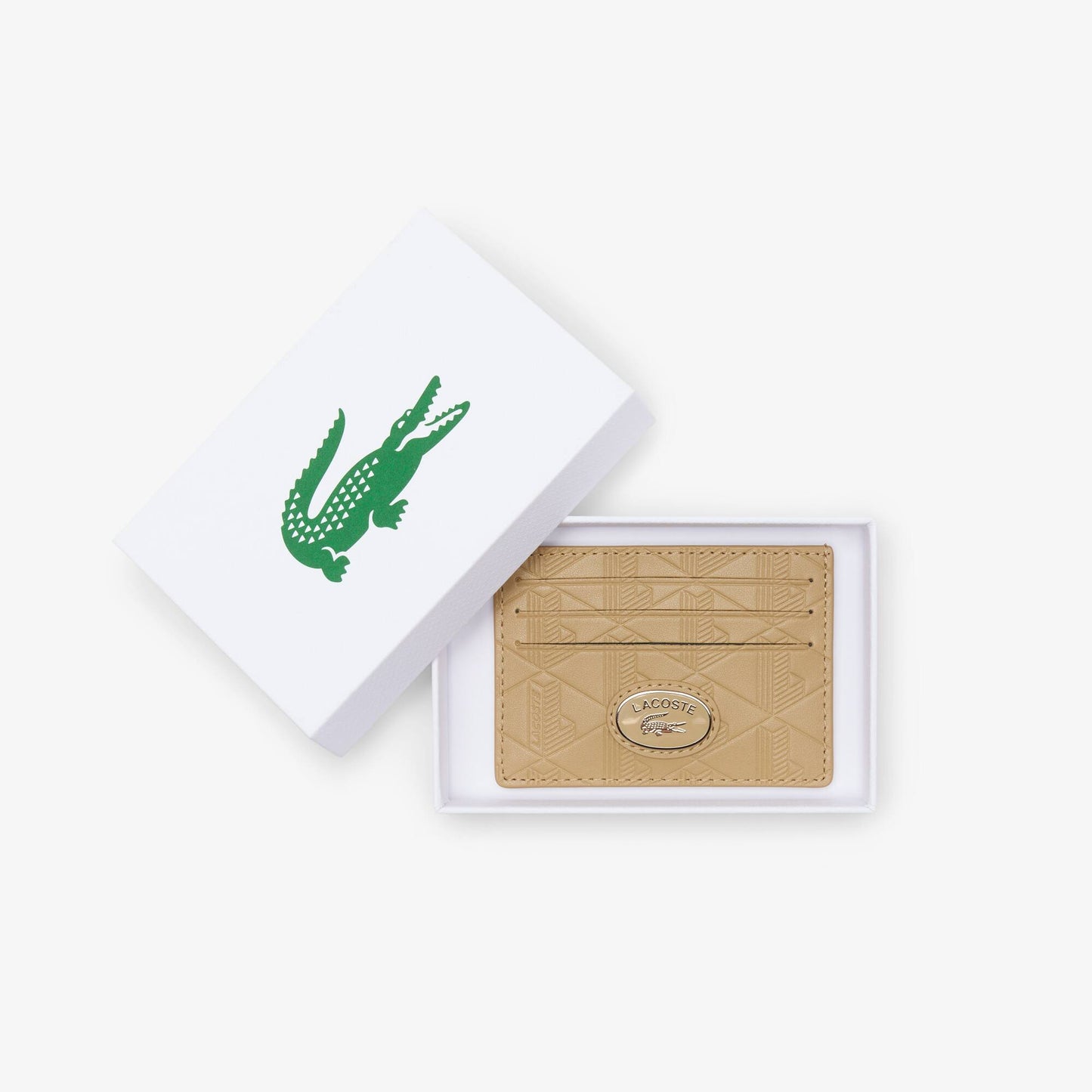 Kartenetui aus Leder mit Monogramm