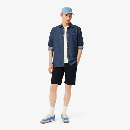 Slim Fit Stretch Cotton Chino Shorts