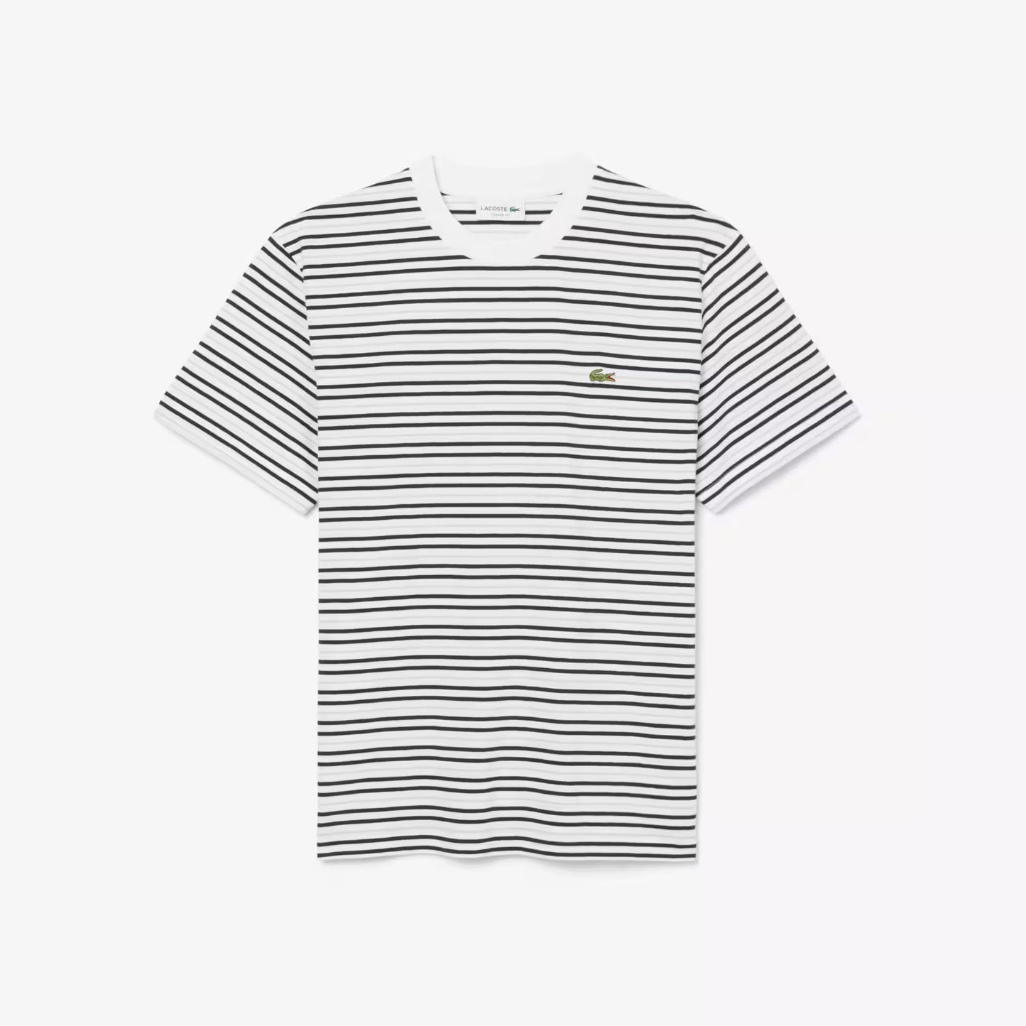 Gestreiftes Baumwoll-T-Shirt