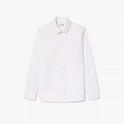 Slim-Fit-Hemd aus Stretch-Popeline