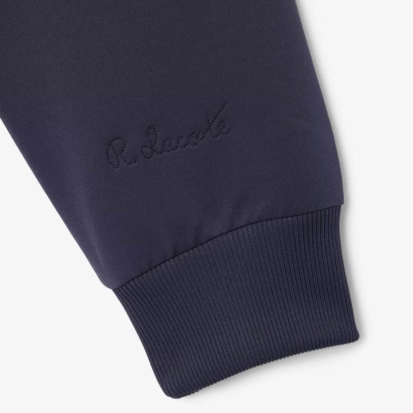 High Neck Embroidered Signature Jacket