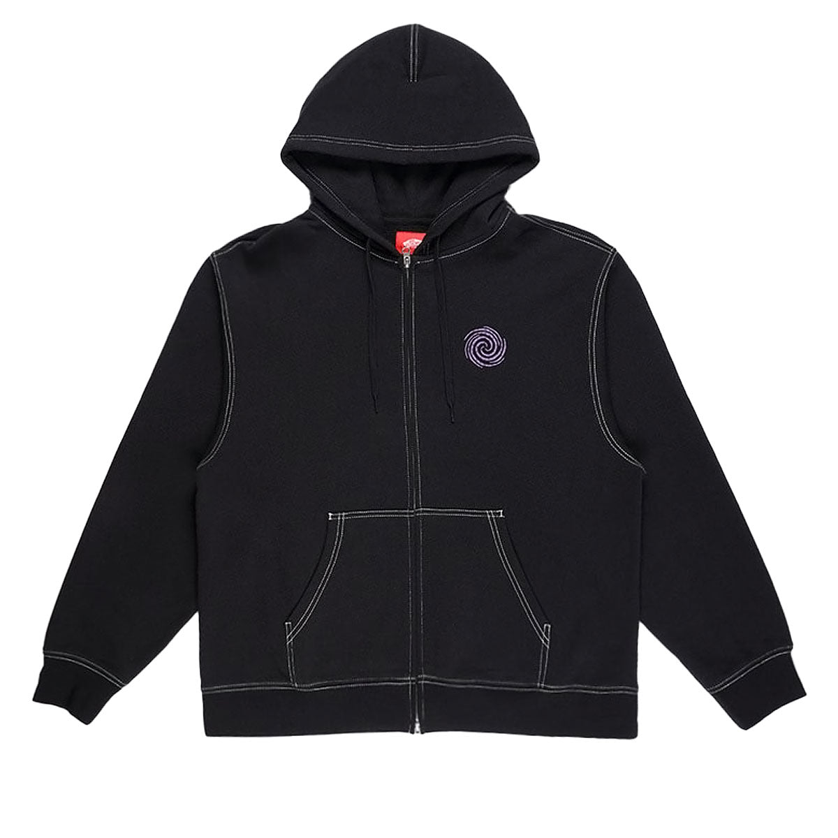 Skate Swirl Kapuzenpullover mit Reißverschluss
