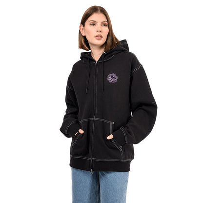 Skate Swirl Kapuzenpullover mit Reißverschluss