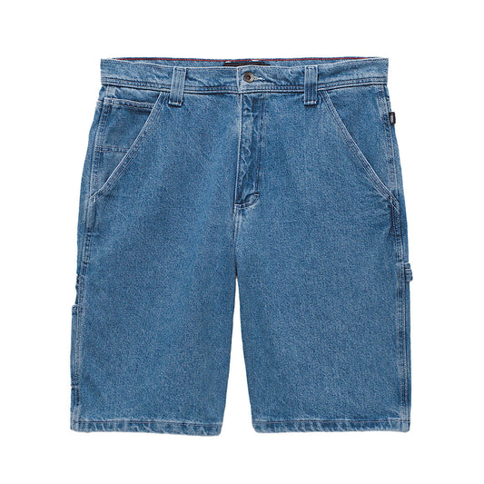 Drill Chore Loose Denim Shorts