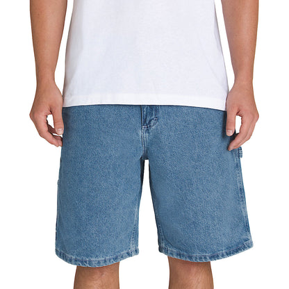 Drill Chore Loose Denim Shorts