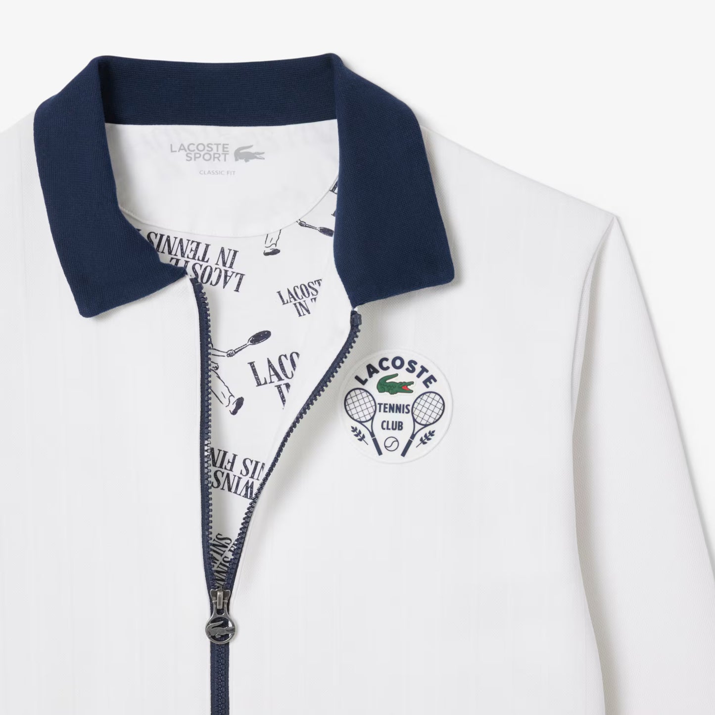 Tennis Heritage Ultra Dry Jacke mit Badge-Akzent