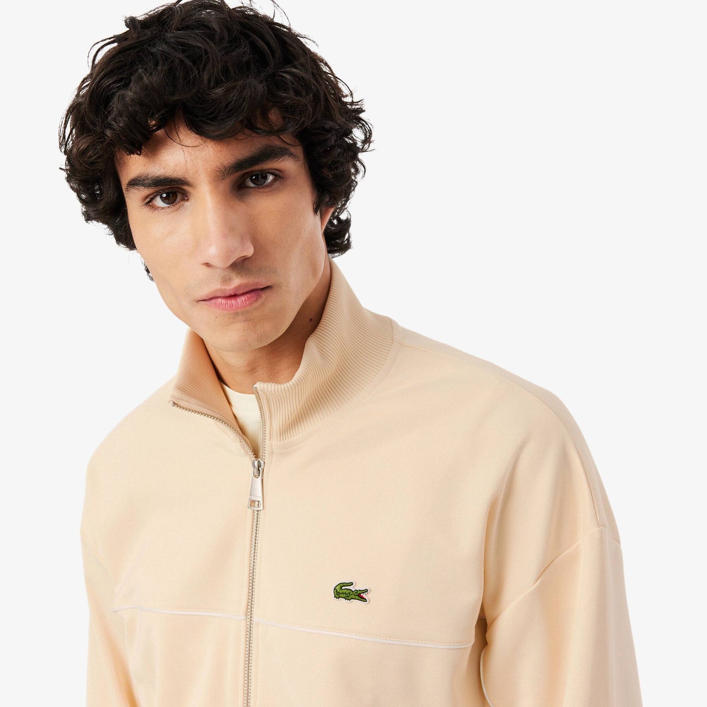 Sweatshirt mit Zierleiste und Reißverschluss