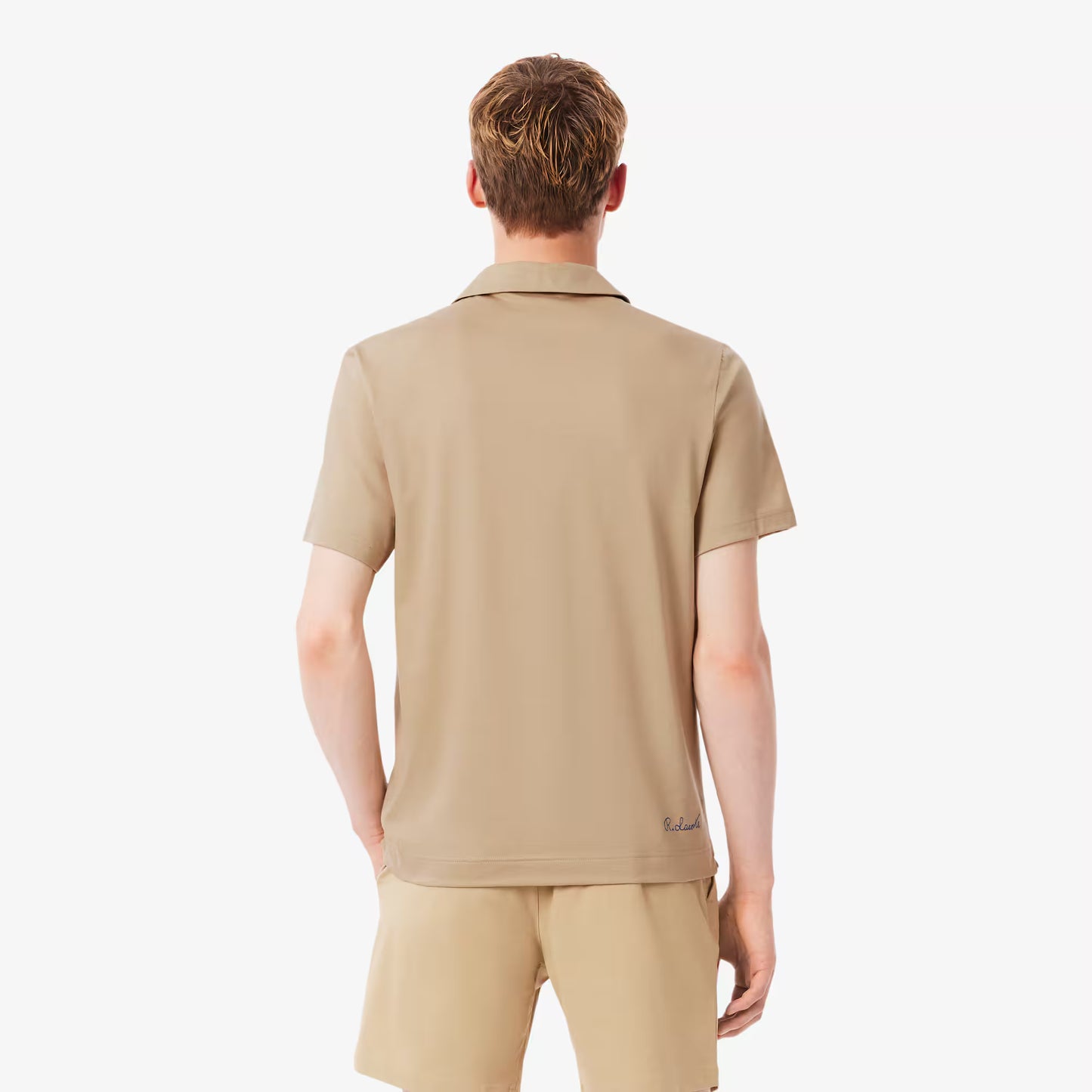 Paris Classic Fit Open Neck Embroidered Polo Shirt 2