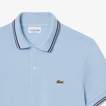 Regular Fit Poloshirt L.12.12 mit Zierleisten-Akzent