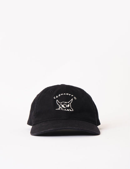 New Frontier 6-Panel Cap – Schwarz/Wachs