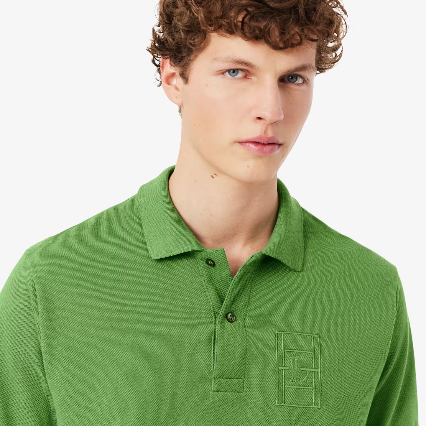 Poloshirt mit klassischer Passform, Stickerei-Details und Petit Piqué