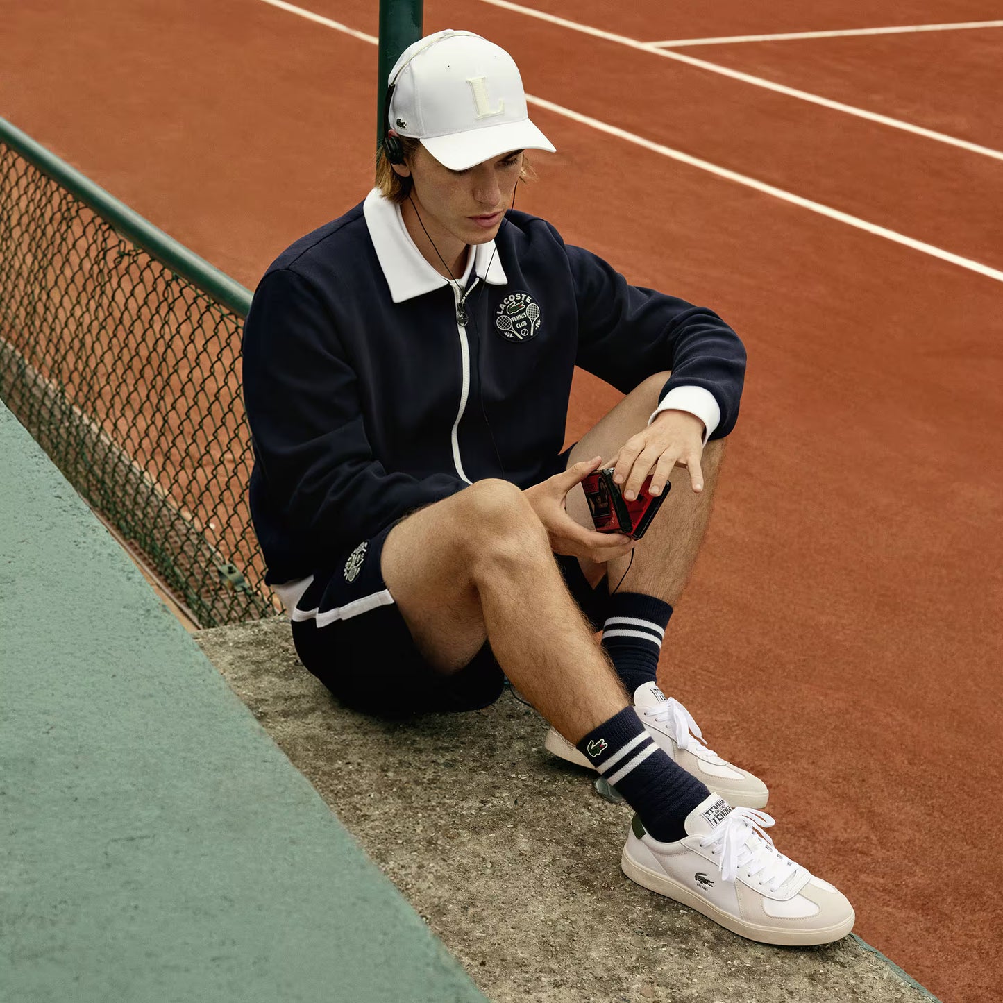 Herren Baseshot Pro Leder-Sneaker