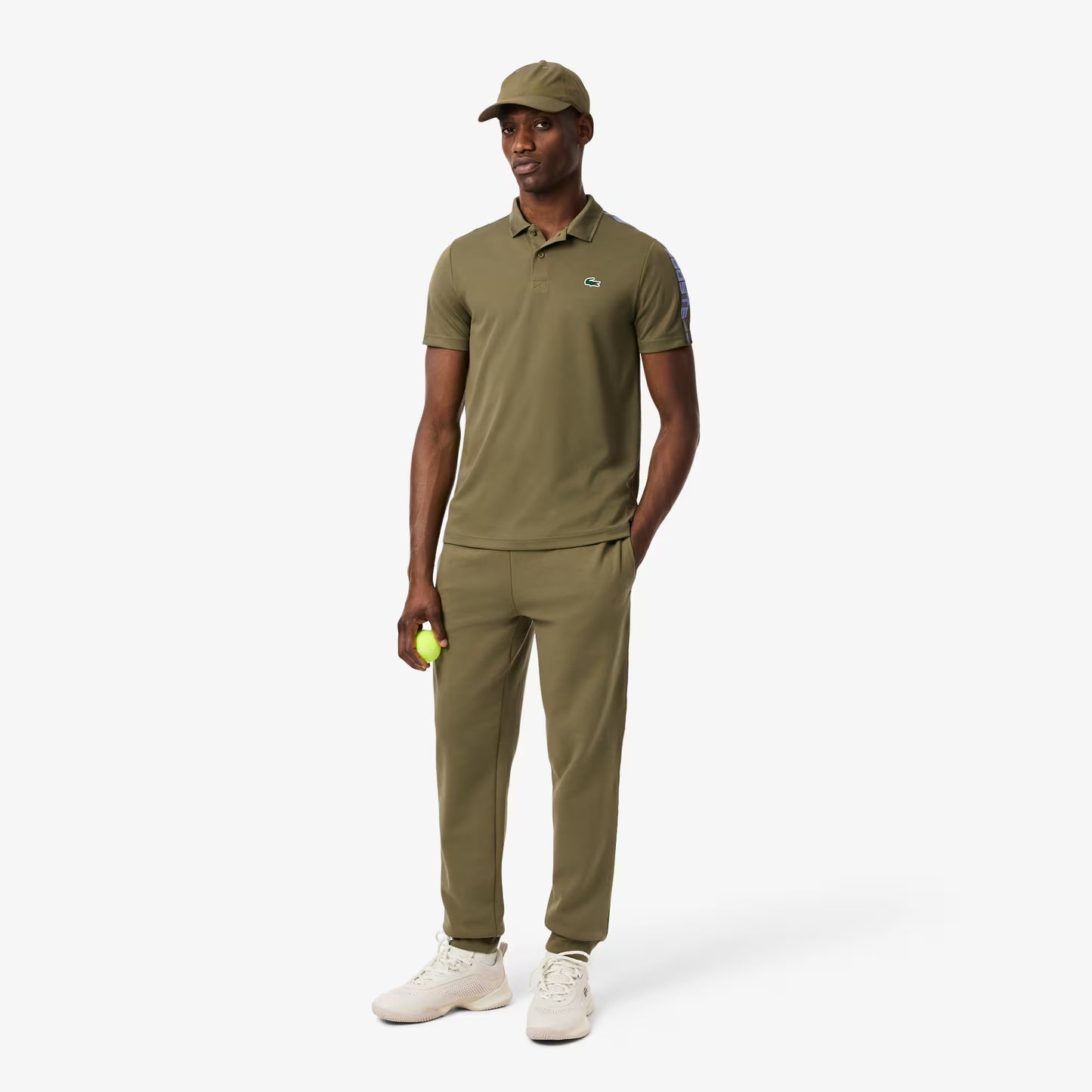 Ultra Dry Polo-Shirt mit Markenstreifen für Tennis