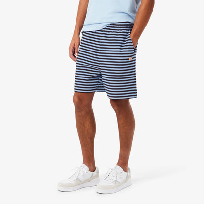 Regular Fit Gestreifte Baumwollshorts
