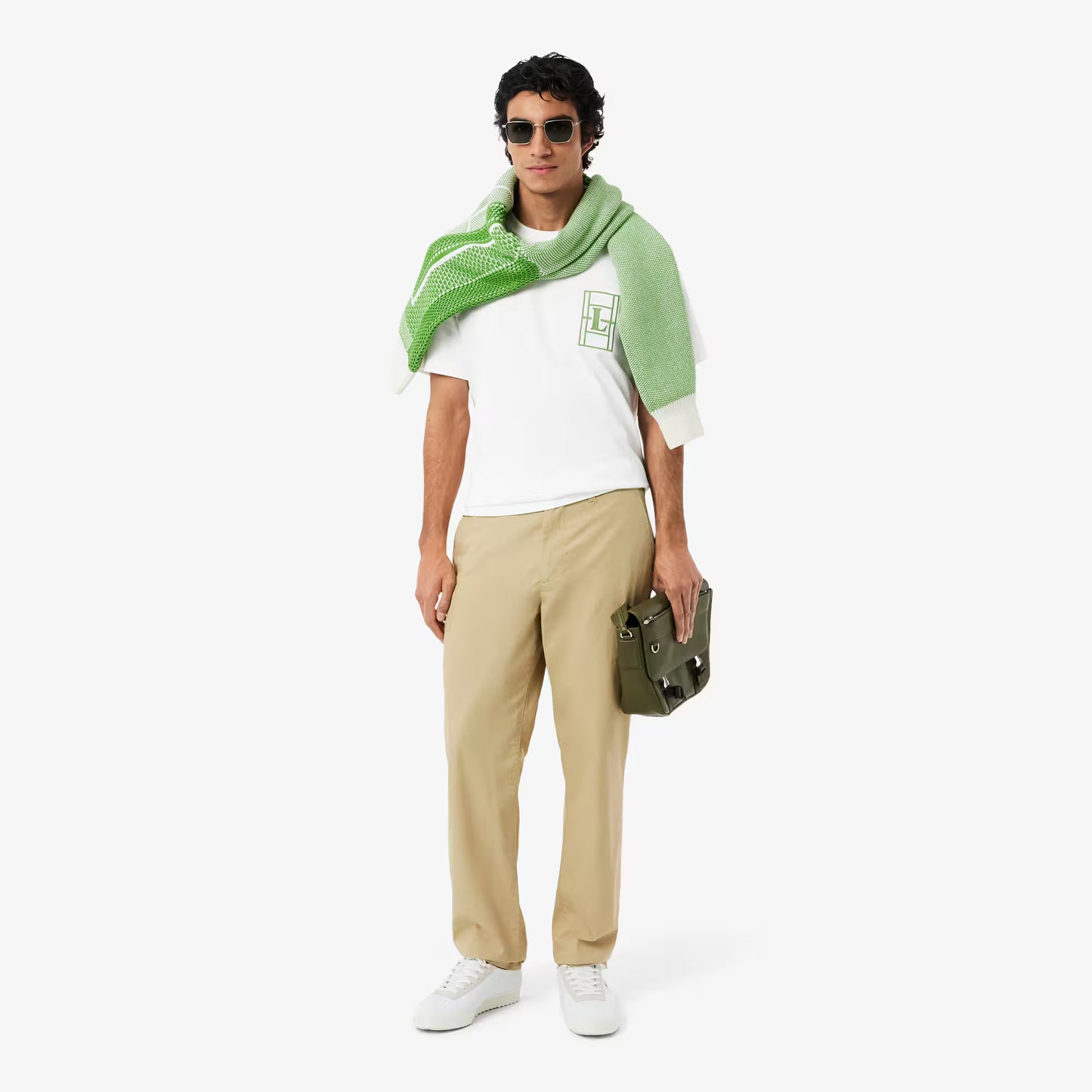 Besticktes Heavy-Jersey-T-Shirt