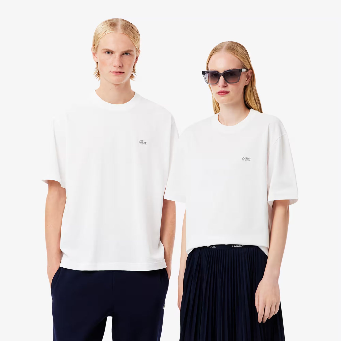 Lockeres T-Shirt aus schwerem Jersey
